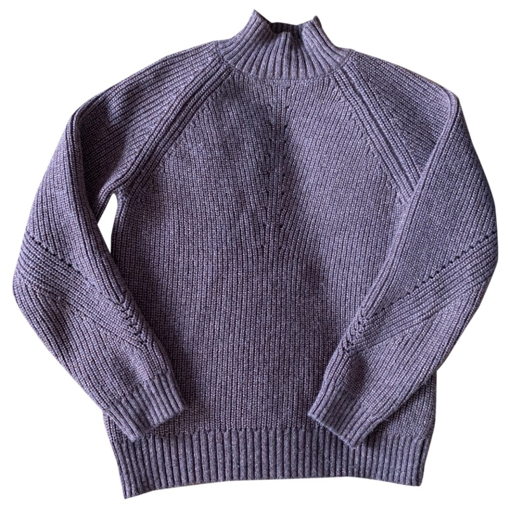 Massimo Dutti Brown Ribbed Sweater